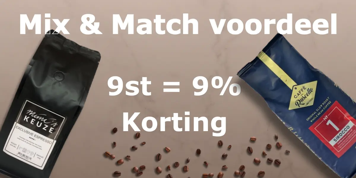 Mix en Match korting voordeel 9 stuks is 9% korting Home